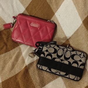 Two Coach Wristlets